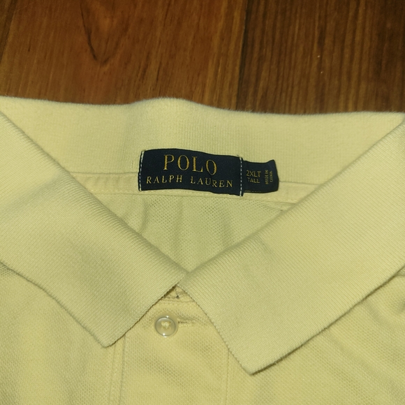 Polo by Ralph Lauren Men's Soft Yellow Polo Shirt - Picture 5 of 7